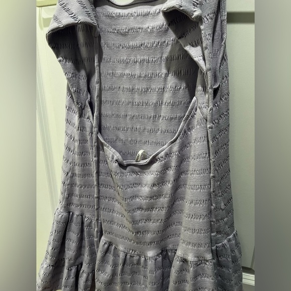 Anthropologie Women’s Flounced Open Back Lavender Mini Dress Size Small - Picture 8 of 13